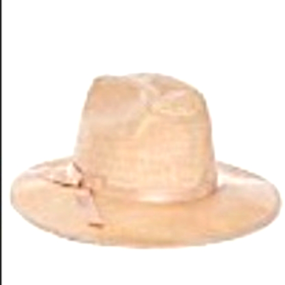 Tan Straw Fedora - Picture 1 of 2